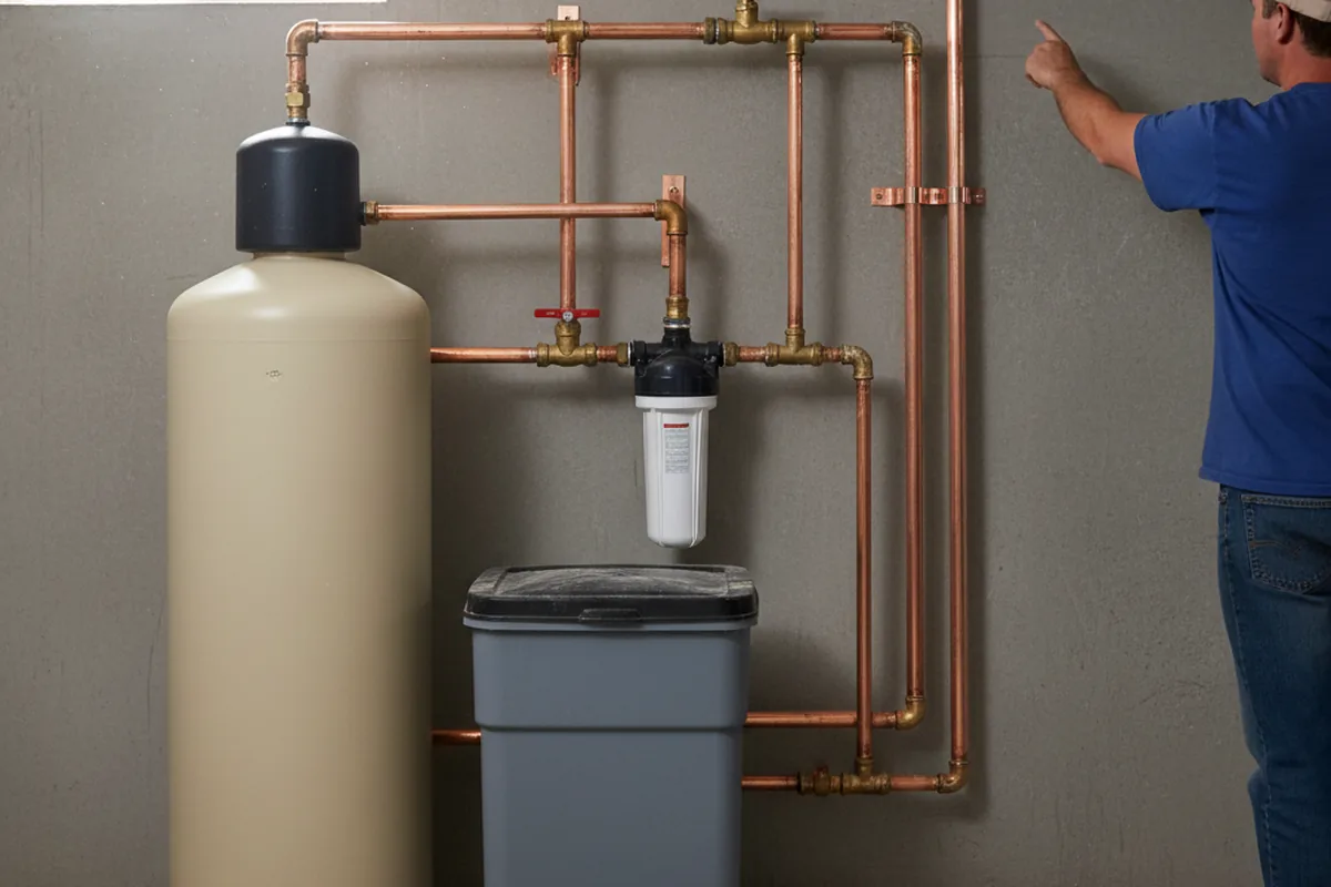 Whole-house water treatment system installed in Stoneville